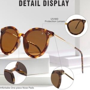 Dollger Classic Round / Cateye Sunglasses for Men or‎ Women Retro Shades UV400